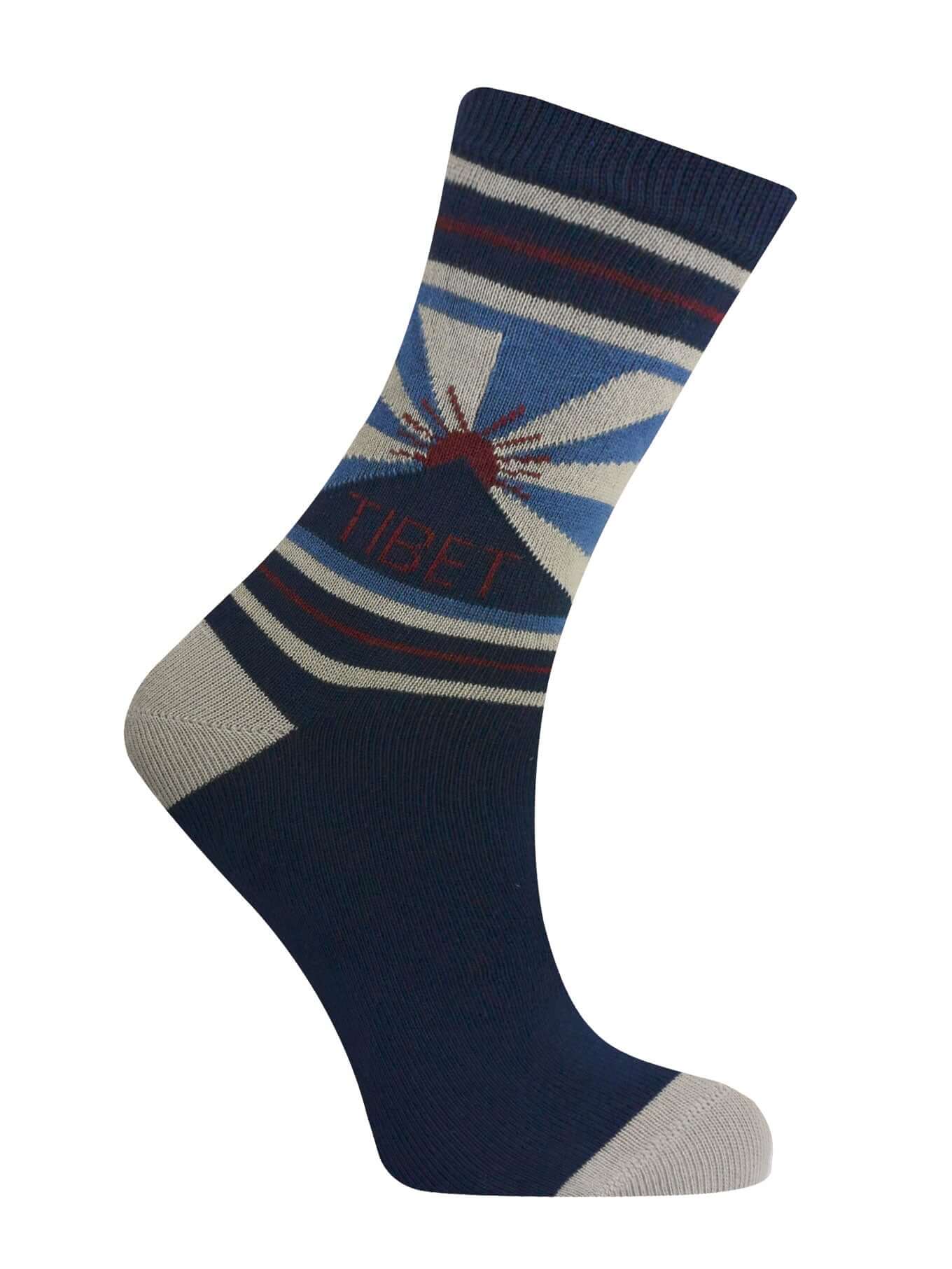 TIBET - GOTS Organic Cotton Socks Navy, EUR 41-43