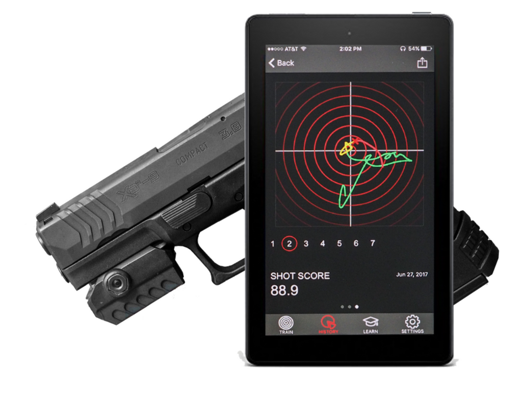 mantisx shooting performance system with 7" fire tablet