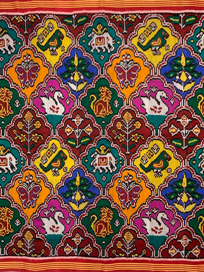 Patola Saree In Multi-Color