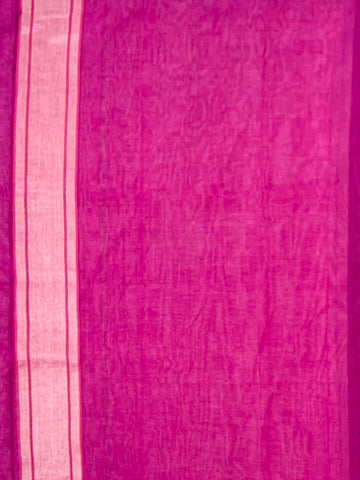 Jamdani Saree Magenta-Pink In Colour