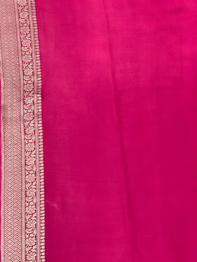 Georgette Banarasi Saree In Multi-Color