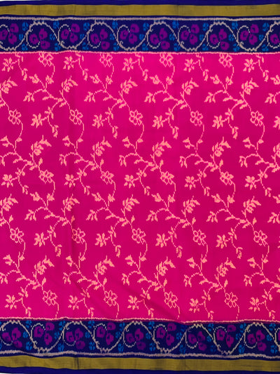 Rajkot Patola Saree Pink In Color