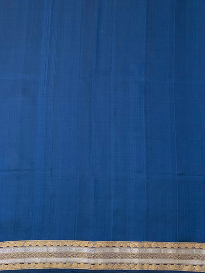 Soft Silk Saree Dark-Blue In Colour