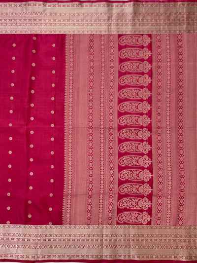 Soft Silk Saree Dark Onion-Pink In Colour