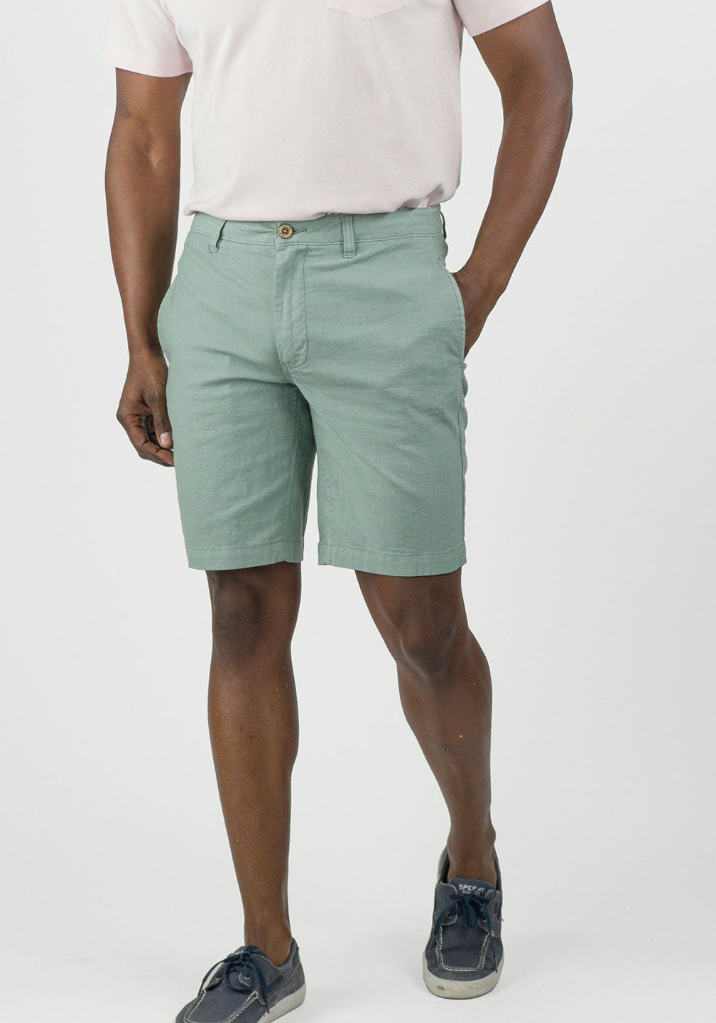 Puretec cool® Regular Fit 9" Stretch Linen Walking Shorts – Tailor Vintage
