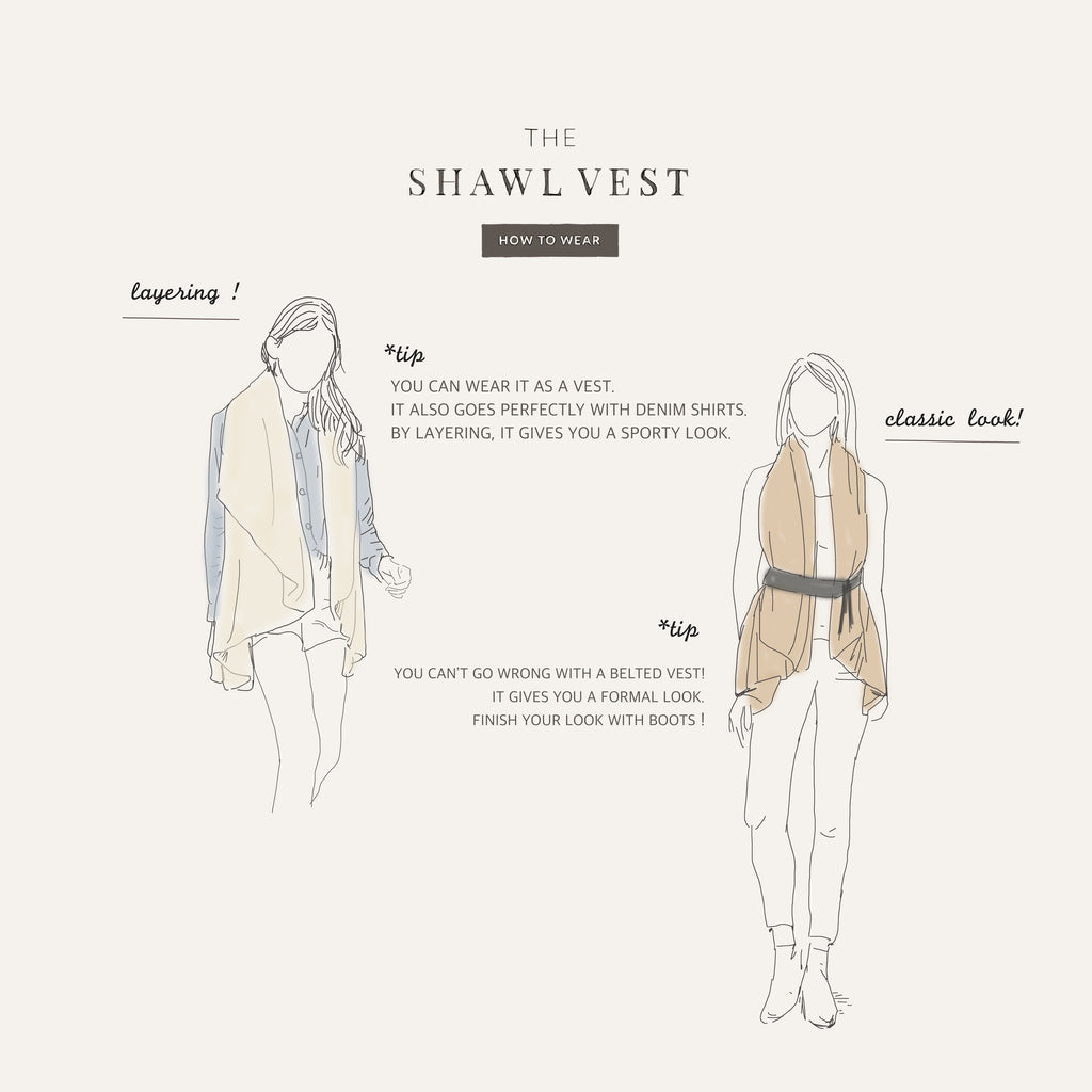 Shawl Vest Looks