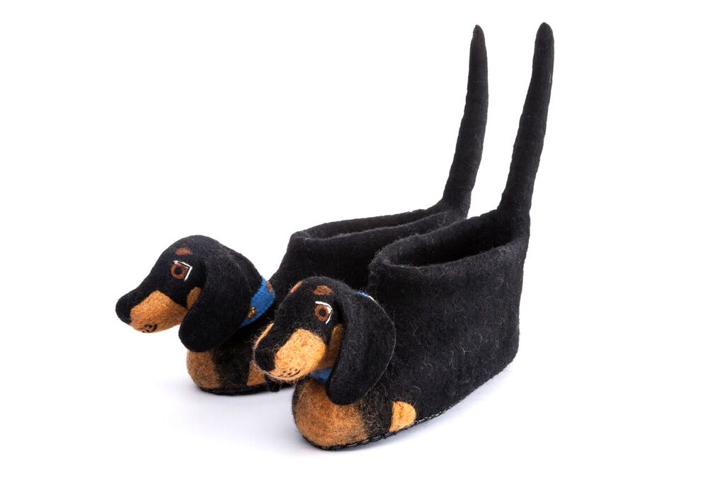 dachshund house slippers