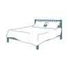 Full XXL Flat Sheet 100% Cotton 400 Thread Count - Bed Linens Etc.