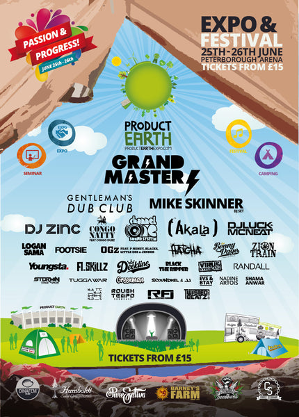 Product Earth 2016 line up music