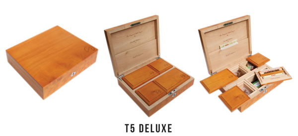 Wolf T5 Deluxe Smoking rolling boxes 