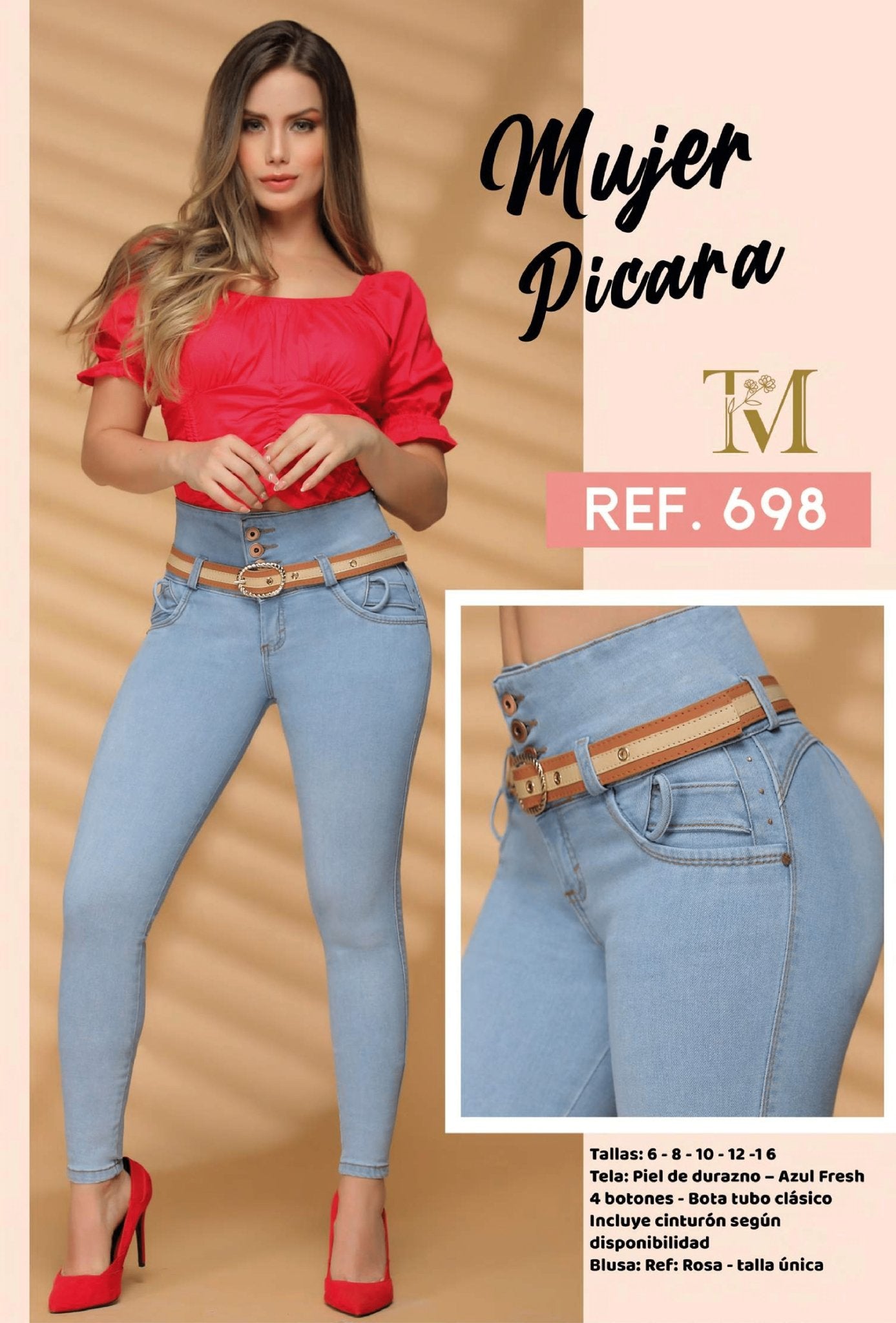 Ejecutar Sophie cliente 698 100% Authentic Colombian Push Up Jeans – JDColFashion