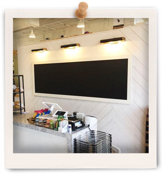 large chalkboard