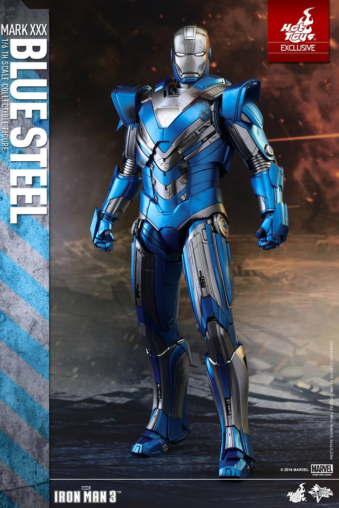 Hot Toys Iron Man Mark XXX Blue Steel 