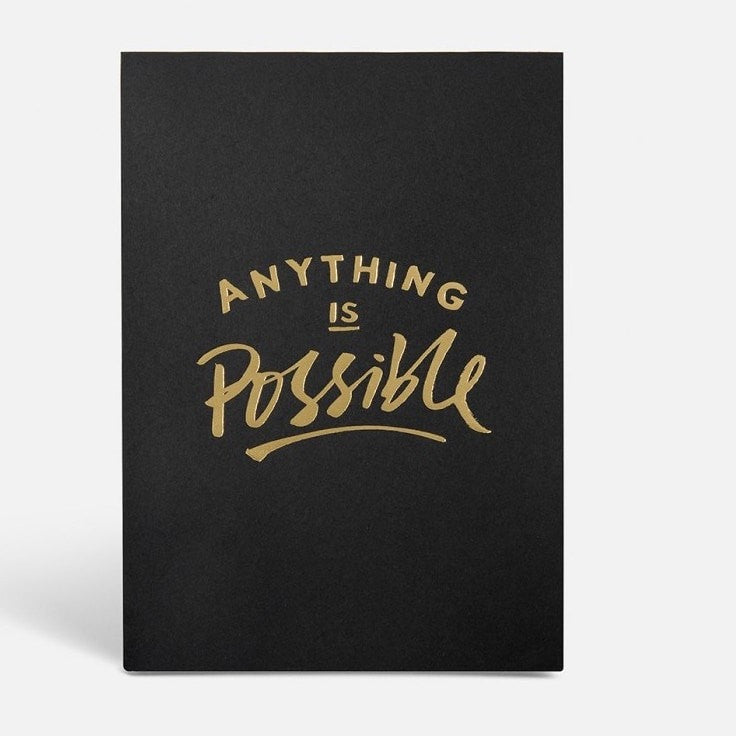 ANYTHING IS POSSIBLE NOTEBOOK - iDecorate