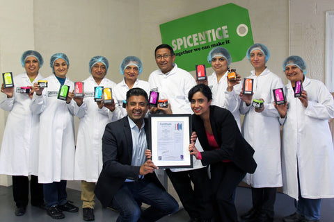 Spicentice and team BRC Accreditation