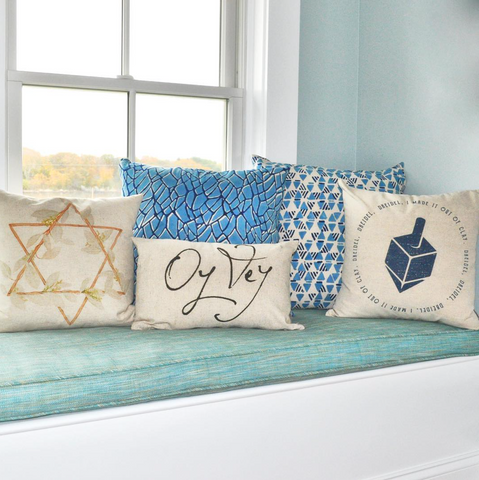 Decorative Pillows for Hanukkah 