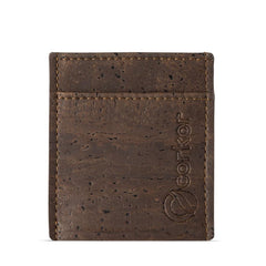 Corkor Minimalist Wallet in Brown-Mens Wallet-Corkor-Unicorn Goods