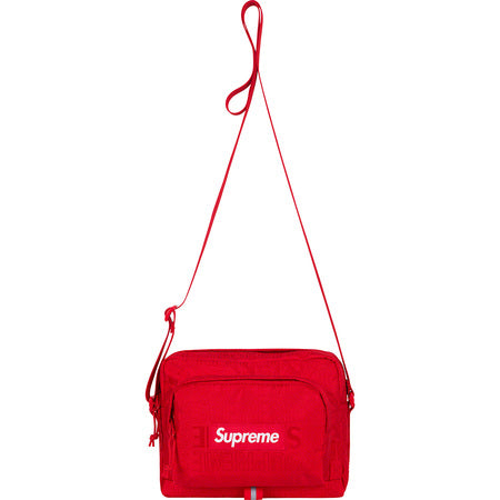 supreme shoulder bag red