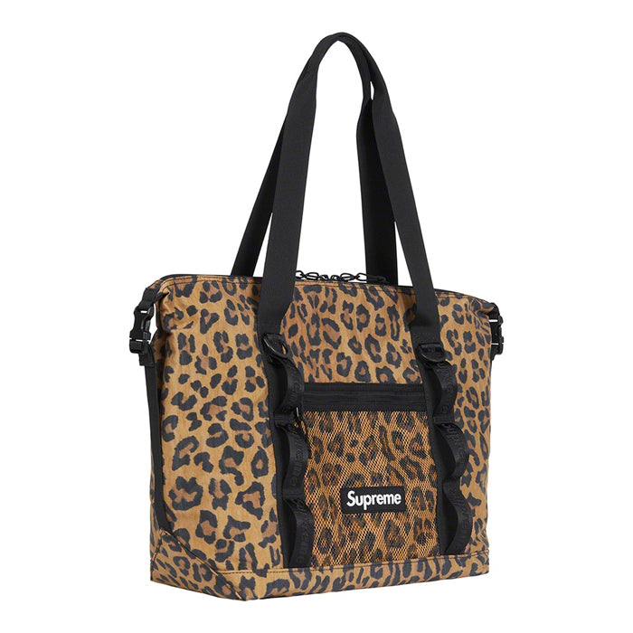 supreme zip tote leopard