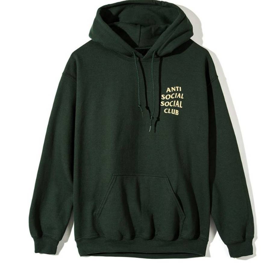 anti social social club green hoodie