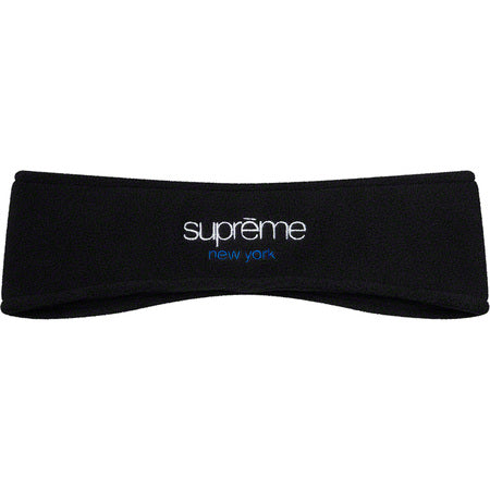 supreme polartec headband black