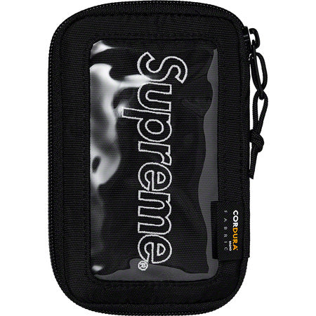Supreme Small Zip Pouch- Black – Streetwear Official