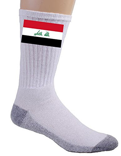 Iraq - World Country National Flags - Crew Socks