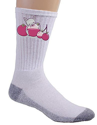 'Fruit Bat' Mashup Humor - Crew Socks