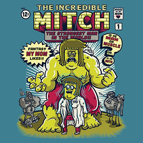 'The Incredible Mitch' Cartoon Parody - Vinyl Sticker