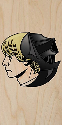 'Force vs Dark Side Yin Yang' Funny Space Movie Parody - Plywood Wood Print Poster Wall Art