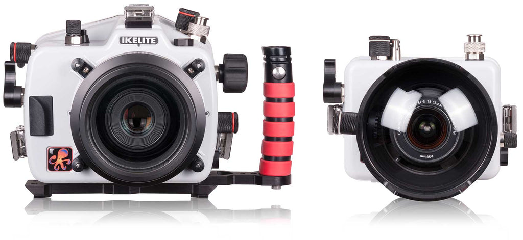 Comparing a traditional DSLR housing to the Canon Rebel SL2