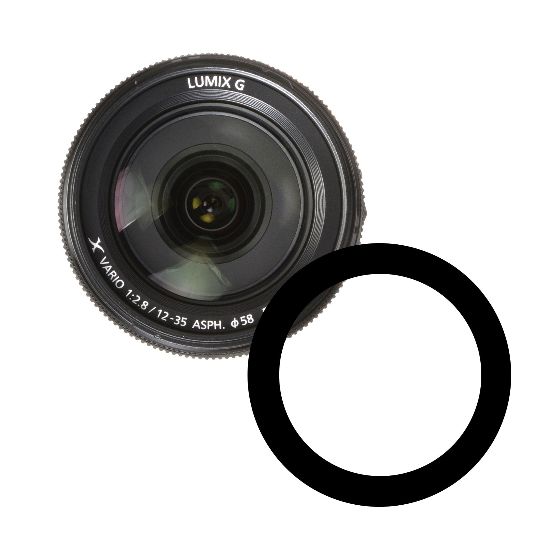 levend louter Fotoelektrisch Anti-Reflection Ring for Panasonic 12-35mm F2.8 I or II ASPH Power OIS