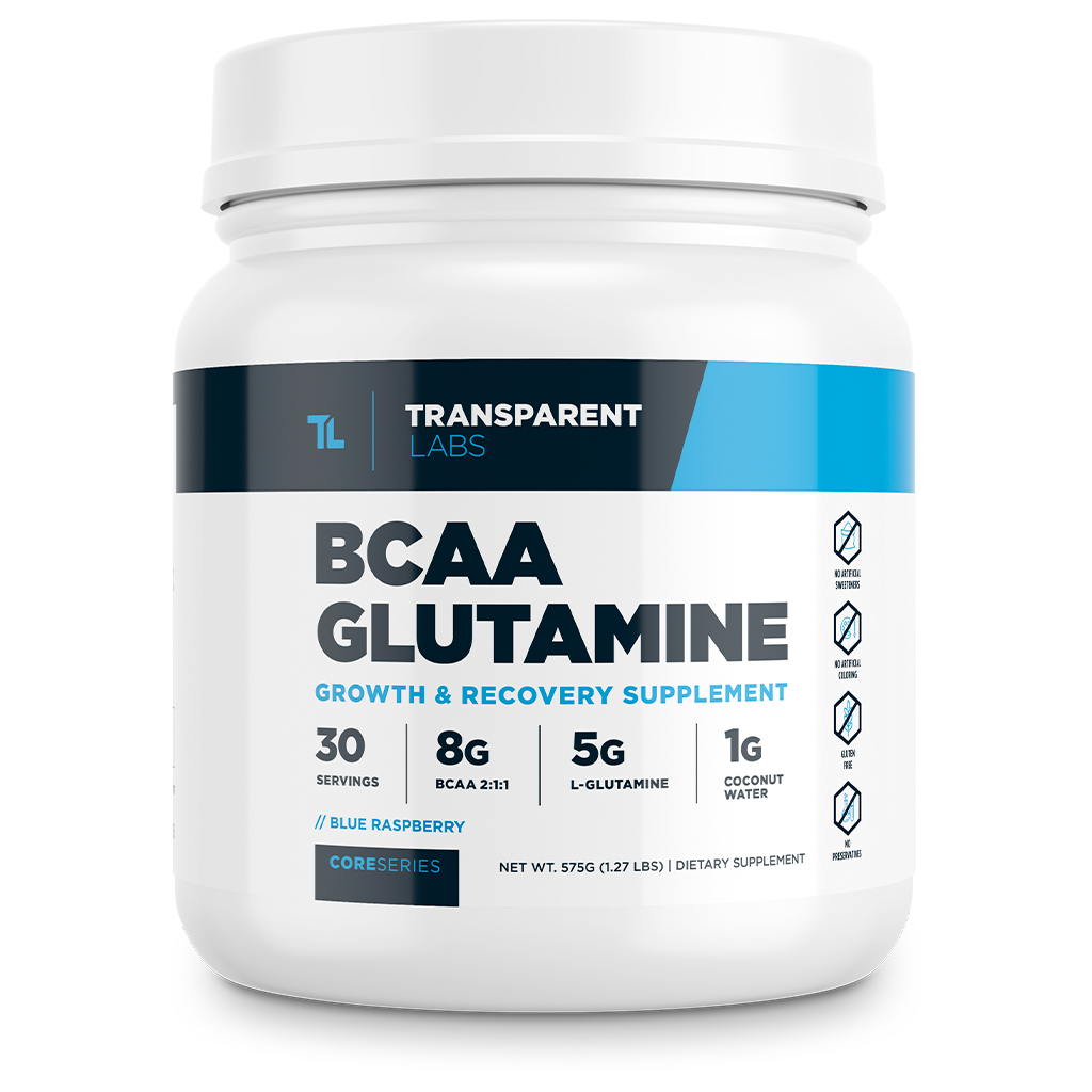 Glutamine Intra Workout Supplement + C - Transparent Labs