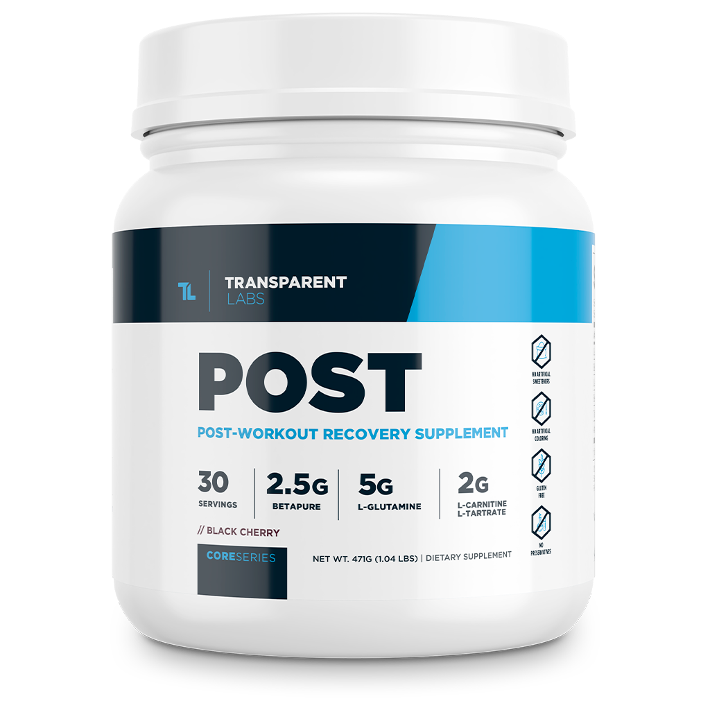Post Workout Muscle Recovery Supplement Transparent Labs