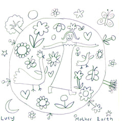 Lucy Loveheart Mothers Day colouring in sheet - Mother Earth.jpg