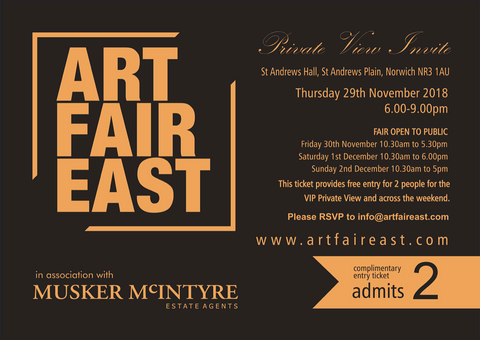 Art Fair East Lucy Loveheart invitation