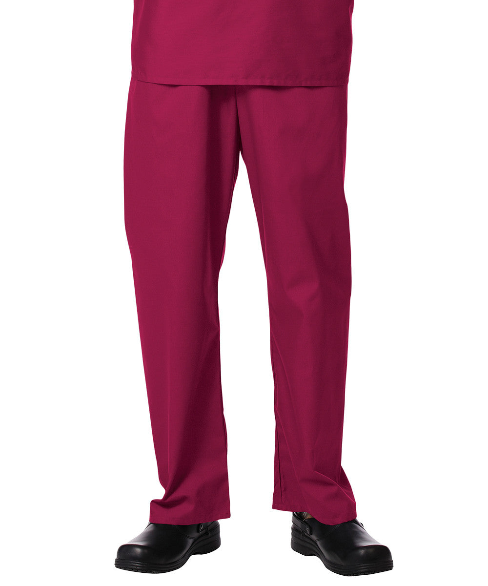 Sangria Unisex Scrub Pants Shown in UniFirst Uniform Rental Service Catalog