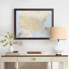 Personalized US Traveler Map