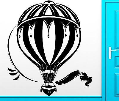 Wall Sticker Vinyl Decal Aerostat Air Balloon Dreem Freedom Cool Decor (z2486)