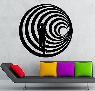 Wall Stickers Vinyl Decal James Bond Agent Killer Spy MI6 CIA (ig2272)
