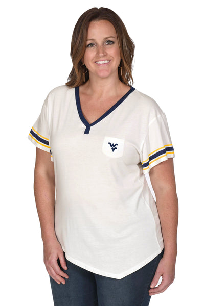 wvu women's plus size apparel