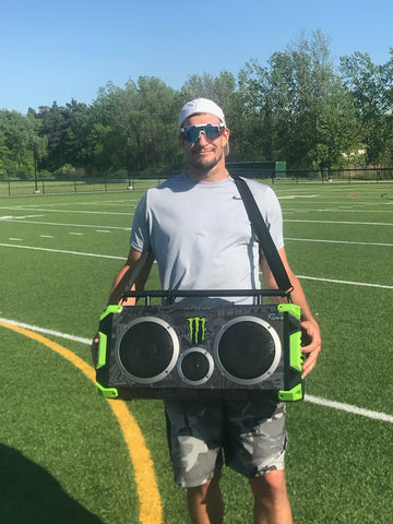 Gronk Fitness Presents Bumpboxx Bluetooth Speakers now available on Amazon