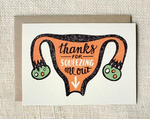 Squeeze Mother's Day Card by Wit and Whistle