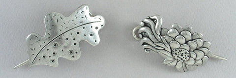Bonnie Bishoff Botanical Shawl Pin - Happy Ewe