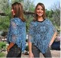 Crochet Guild of America Flower Poncho 024 - Happy Ewe