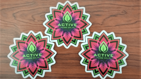 Active CBD oil, CBD Flower, CBD stickers, Discover CBD stickers, Active CBD oil stickers