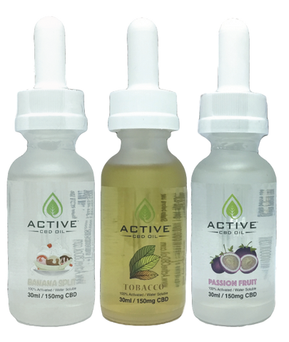 Active CBD Oil vape juice, e-liquid, vape liquid