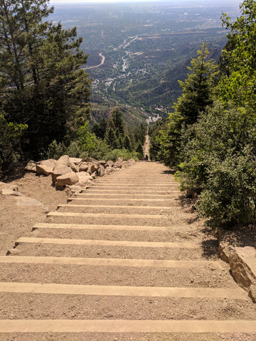 Manitou Incline, Staircase, Trees