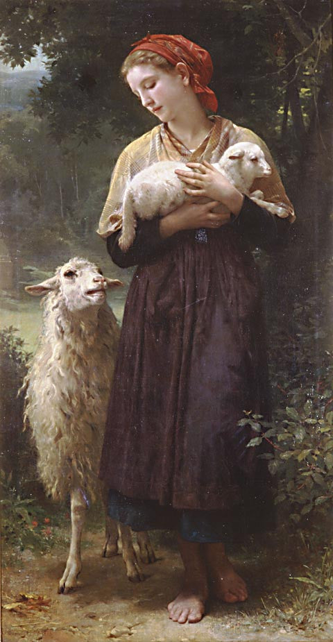 William Adolphe Bouguereau-The Shepardess 1873