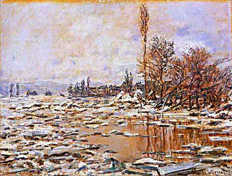 Claude Monet-Breakup of Ice